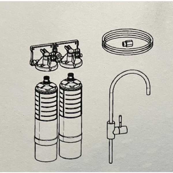 Depuratore Acqua Afrodite Microfiltrazione 2.0 Completo di display e rubinetto - immagine 3